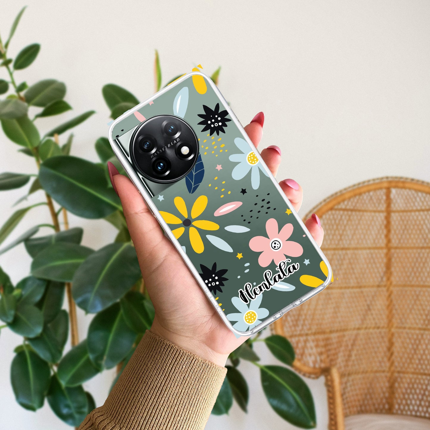 Multi Floral Customize Transparent Silicon Case For OnePlus ShopOnCliQ