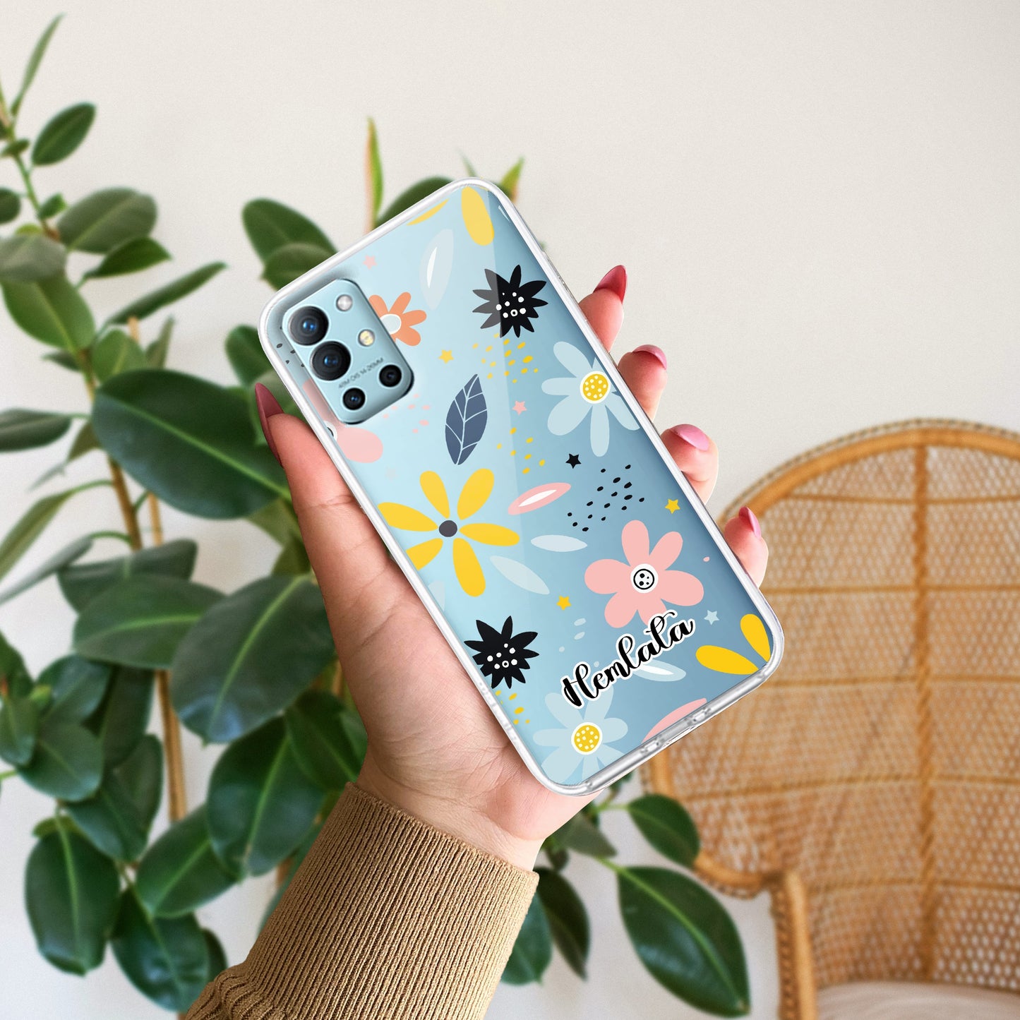 Multi Floral Customize Transparent Silicon Case For OnePlus ShopOnCliQ