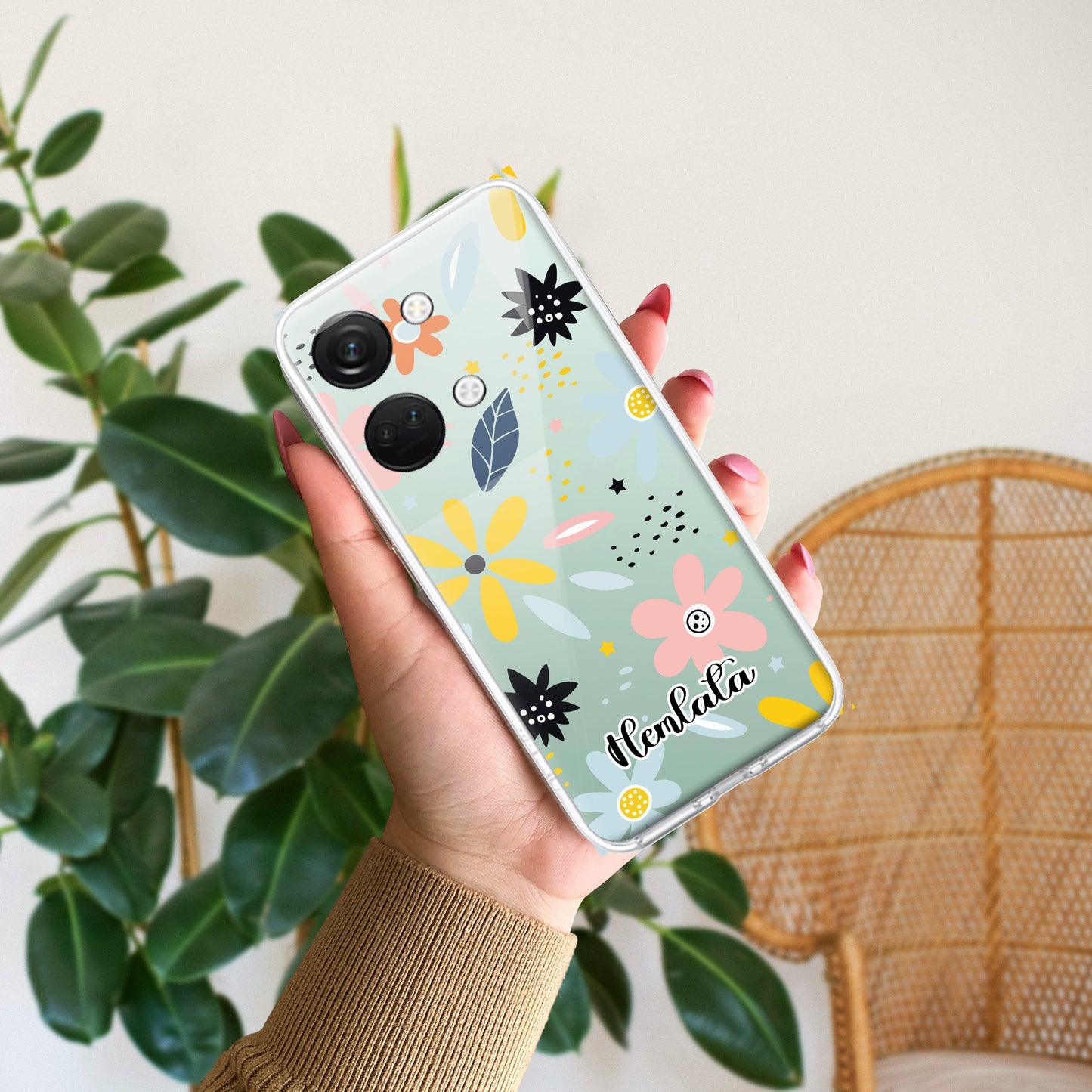 Multi Floral Customize Transparent Silicon Case For OnePlus ShopOnCliQ