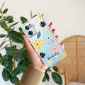 Multi Floral Customize Transparent Silicon Case For OnePlus Nord CE 2 5G