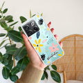 Multi Floral Customize Transparent Silicon Case For OnePlus 10T 5G