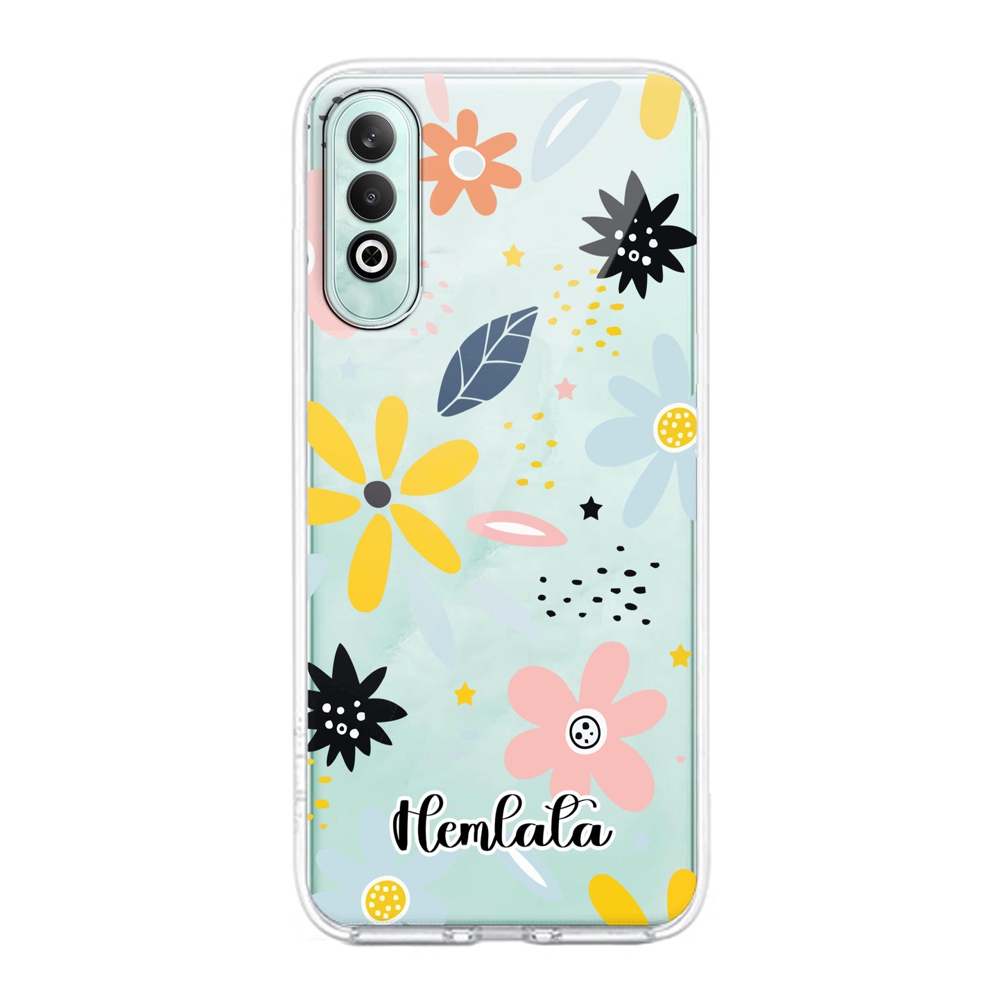 Multi Floral Customize Transparent Silicon Case For OnePlus ShopOnCliQ