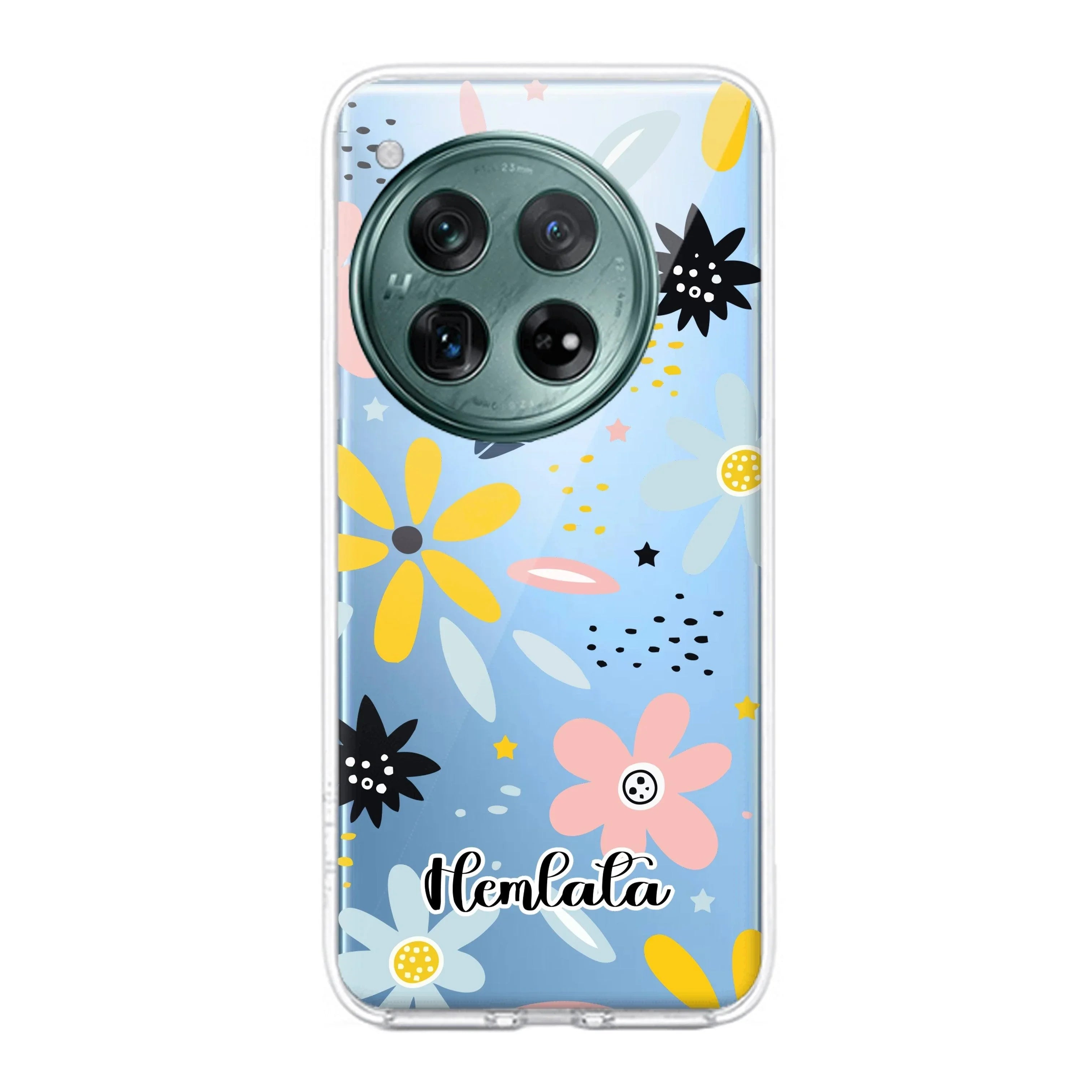 Multi Floral Customize Transparent Silicon Case For OnePlus - ShopOnCliQ