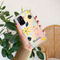 Multi Floral Customize Anti Yellow Case For Oppo F19 Pro Plus