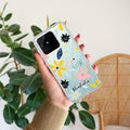 Multi Floral Customize Transparent Silicon Case For Realme GT Master Edition