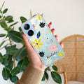 Multi Floral Customize Anti Yelllow Case For Realme C55