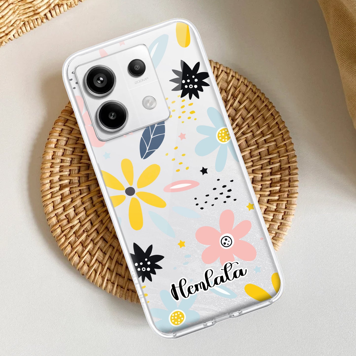 Multi Floral Customize Transparent Silicon Case For Redmi/Xiaomi - ShopOnCliQ