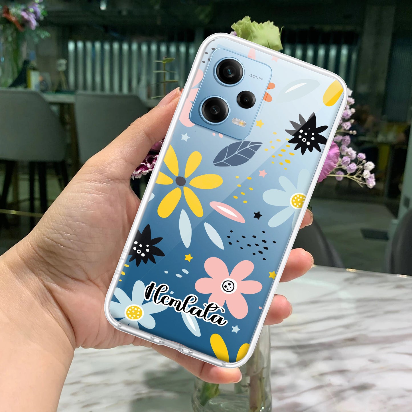 Multi Floral Customize Transparent Silicon Case For Redmi/Xiaomi ShopOnCliQ