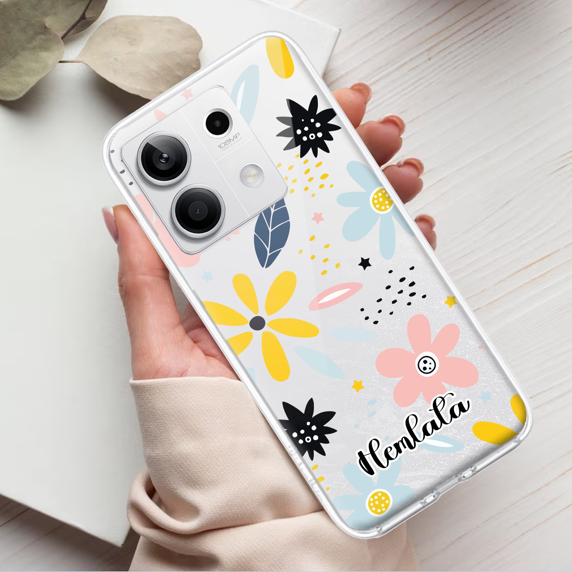 Multi Floral Customize Transparent Silicon Case For Redmi/Xiaomi ShopOnCliQ