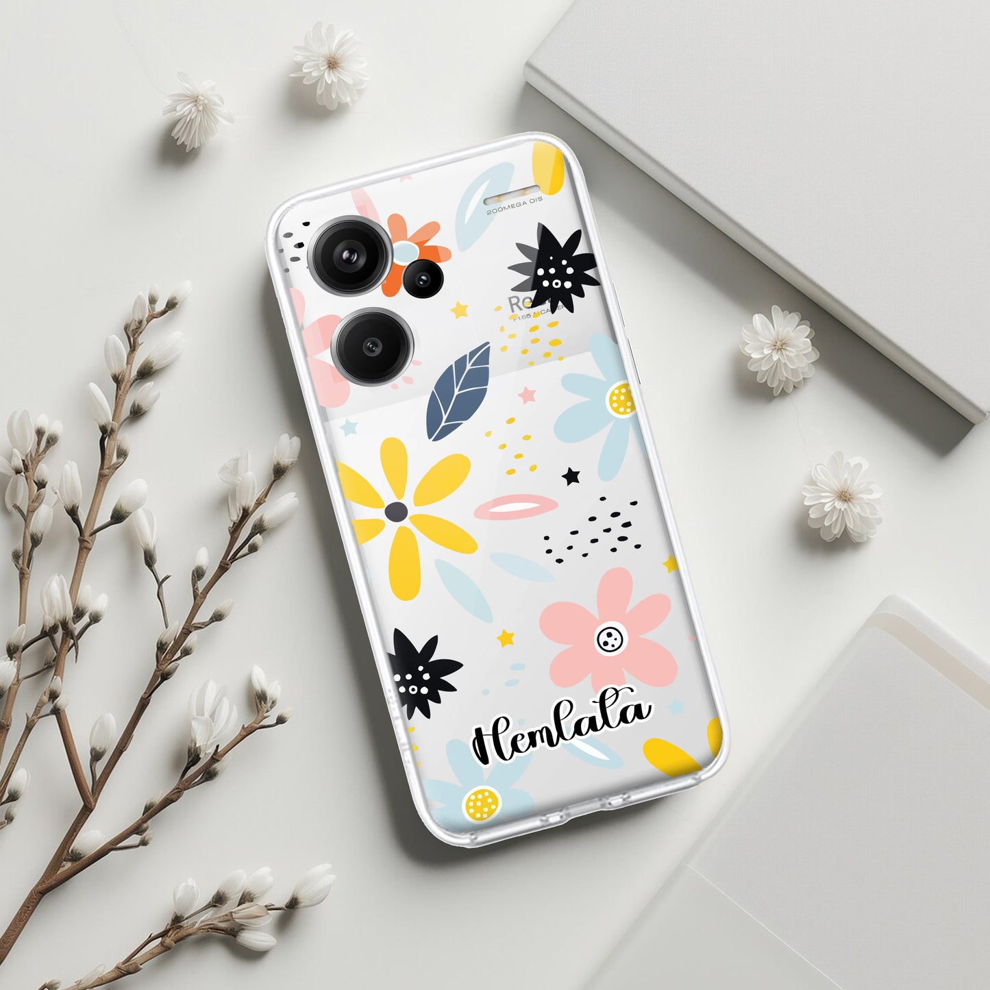 Multi Floral Customize Transparent Silicon Case For Redmi/Xiaomi ShopOnCliQ