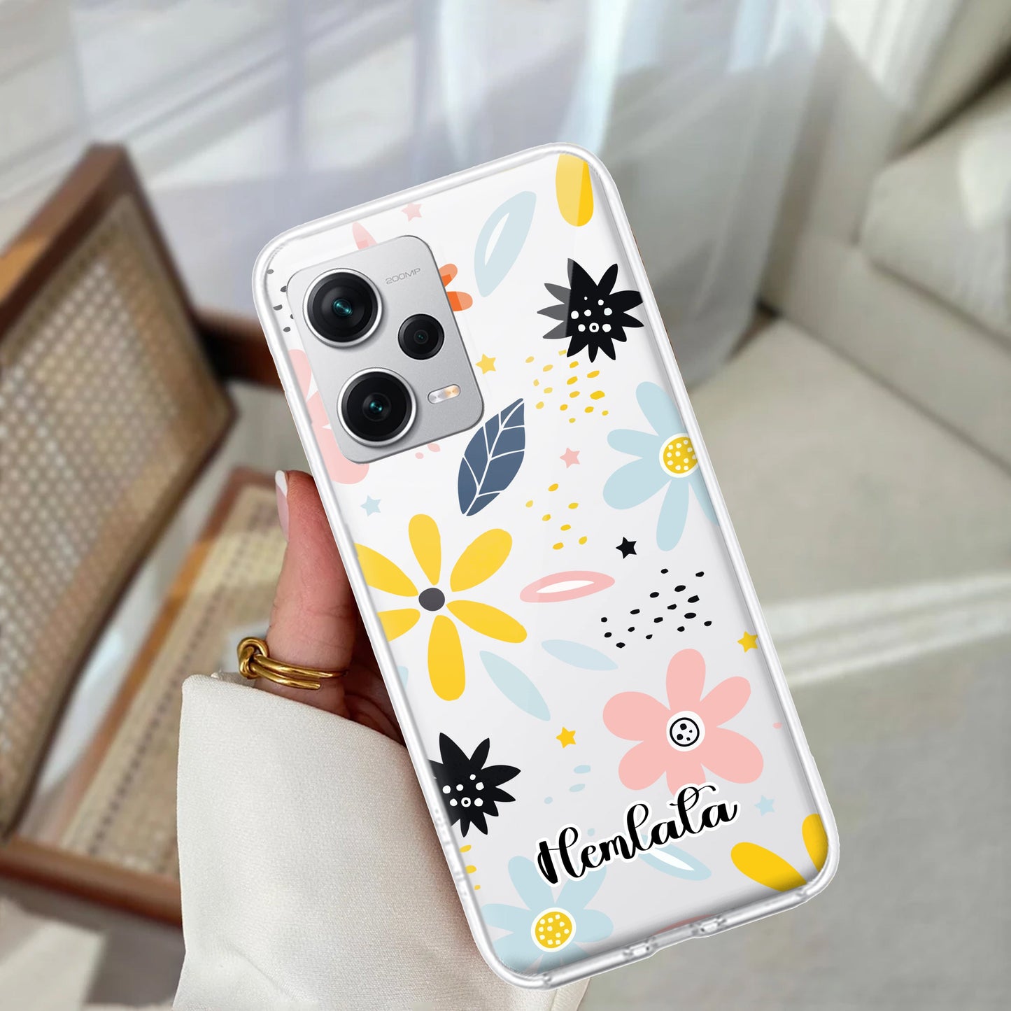 Multi Floral Customize Transparent Silicon Case For Redmi/Xiaomi - ShopOnCliQ