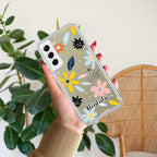 Multi Floral Customize Anti Yellow Case For Samsung Galaxy S22 Plus 5G