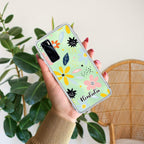Multi Floral Customize Transparent Silicon Case For Vivo T4x 5G