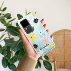 Multi Floral Customize Transparent Silicon Case For Vivo Y21 / Vivo Y21A / Vivo Y21E /Vivo Y21S/ Vivo Y21T