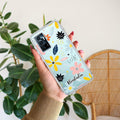 Multi Floral Customize Transparent Silicon Case For Vivo Y75 4G