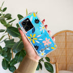 Multi Floral Customize Transparent Silicon Case For Vivo Y22