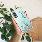 MultiColor Floral Customize Transparent Silicon Case For OnePlus Nord 2T 5G