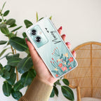 MultiColor Floral Customize Anti Yellow Case For Oppo A79 5G