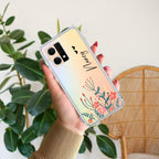 MultiColor Floral Customize Anti Yellow Case For Oppo Reno 7 5G