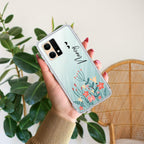 MultiColor Floral Customize Anti Yellow Case For Oppo F21 Pro (4G)