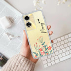 MultiColor Floral Customize Anti Yellow Case For Oppo A59 5G