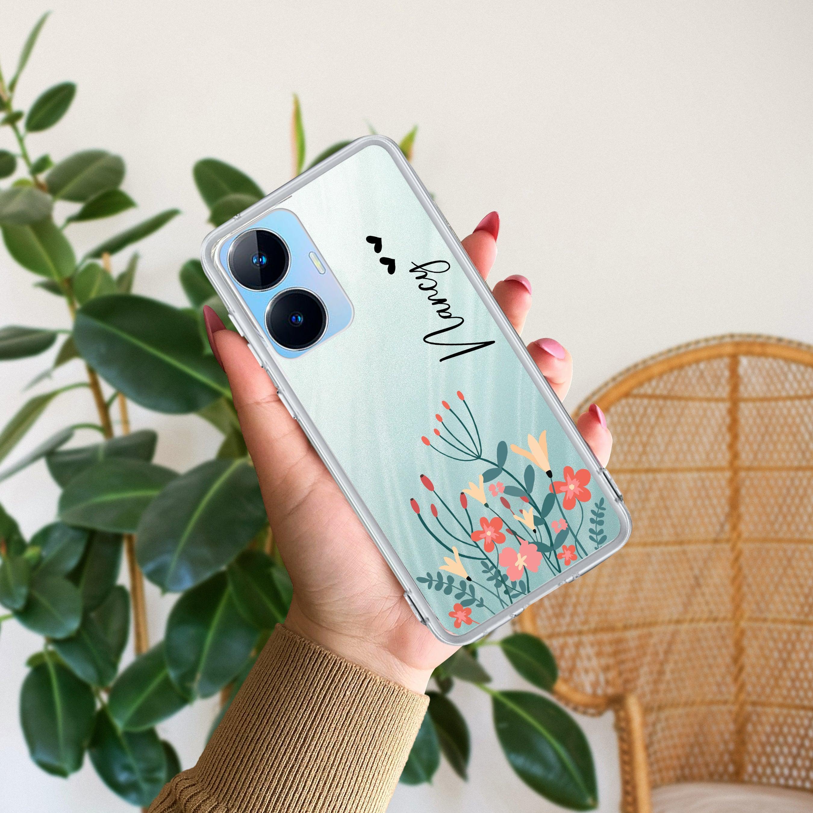 MultiColor Floral Customize Anti Yelllow Case For Realme C55