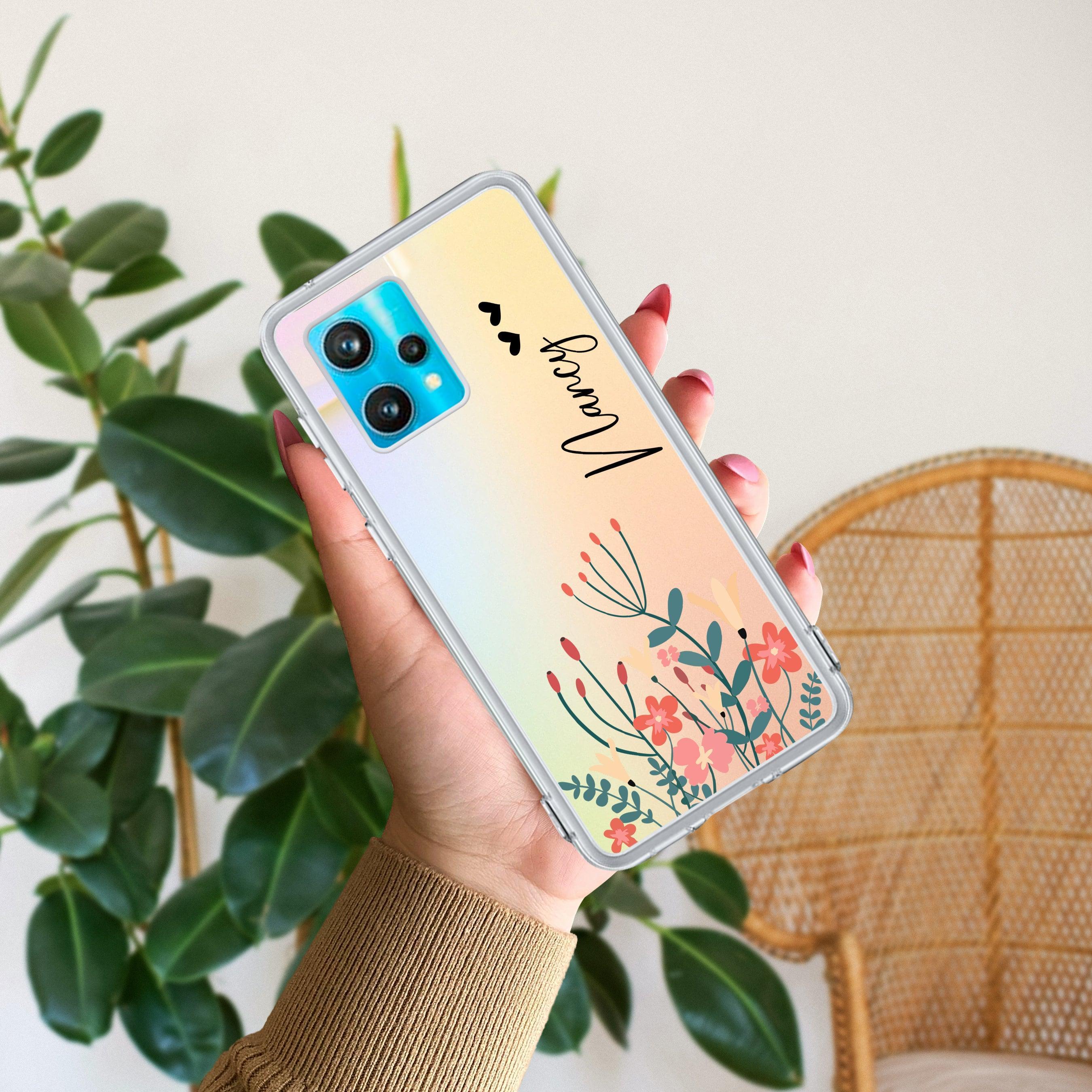 MultiColor Floral Customize Anti Yelllow Case For Realme 9 Pro Plus 5G / Realme Narzo 50 Pro (5G) / Realme 9 4G
