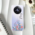 MultiColor Floral Customize Transparent Silicon Case For Realme 10 4G