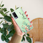 MultiColor Floral Customize Transparent Silicon Case For Vivo V23 Pro 5G