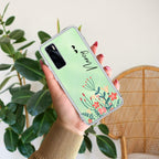 MultiColor Floral Customize Transparent Silicon Case For Vivo V21e 5G
