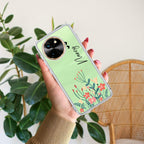 MultiColor Floral Customize Transparent Silicon Case For Vivo V29 Pro 5G