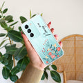 MultiColor Floral Customize Transparent Silicon Case For Vivo X90 Pro 5G