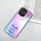 MultiColor Glitter Glass Case For Poco - ShopOnCliQ