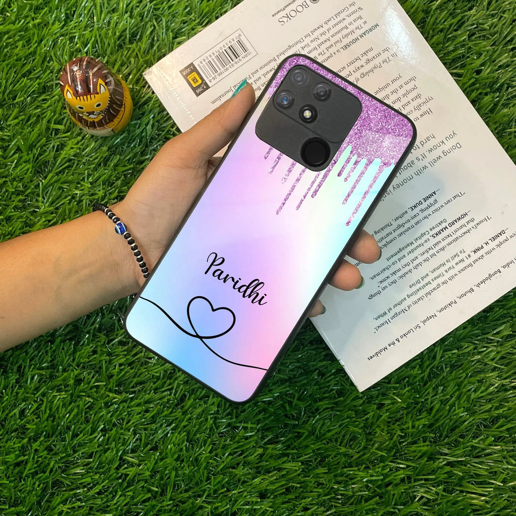 MultiColor Glitter Glass Case For Realme/Narzo - ShopOnCliQ