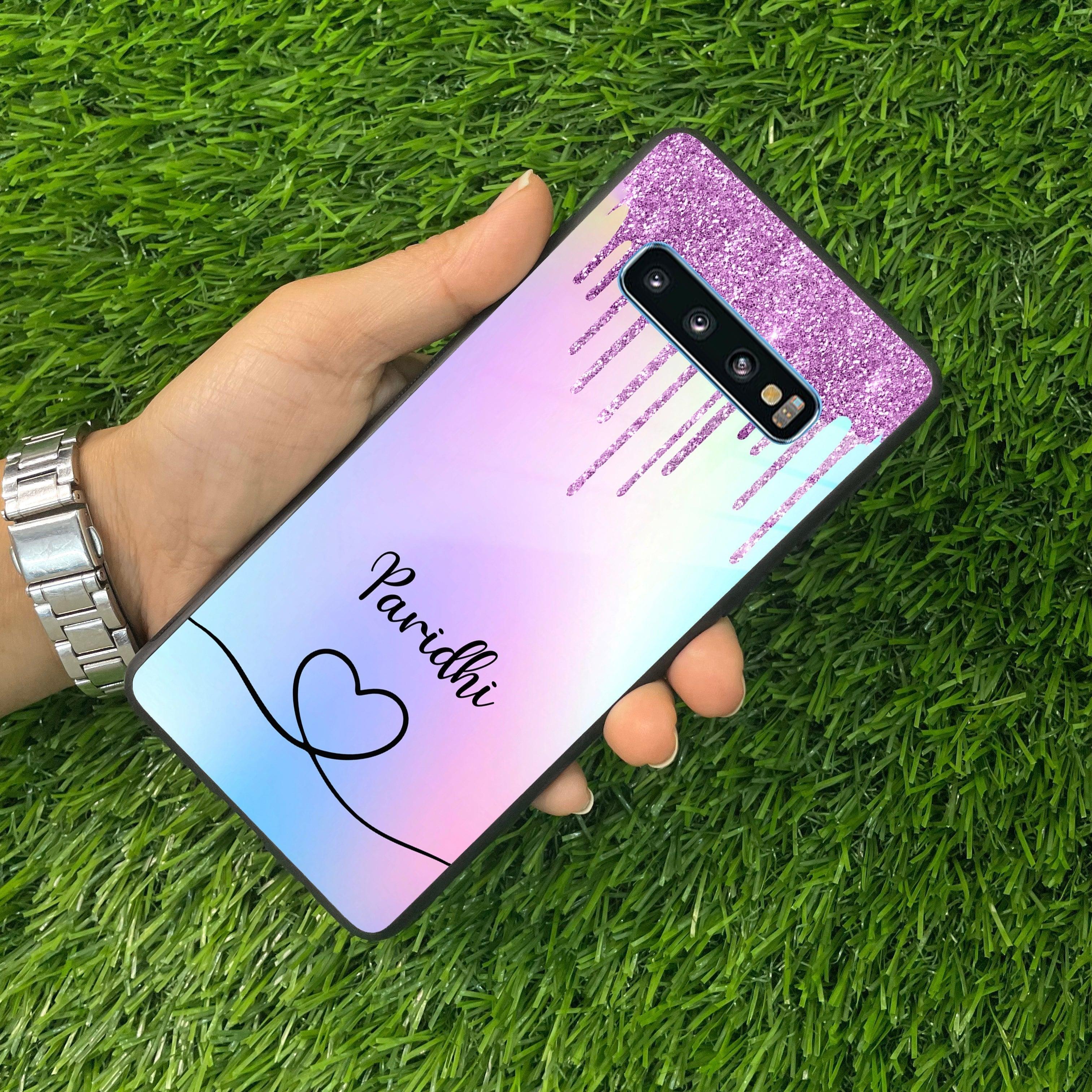 MultiColor Glitter Glass Case For Samsung - ShopOnCliQ