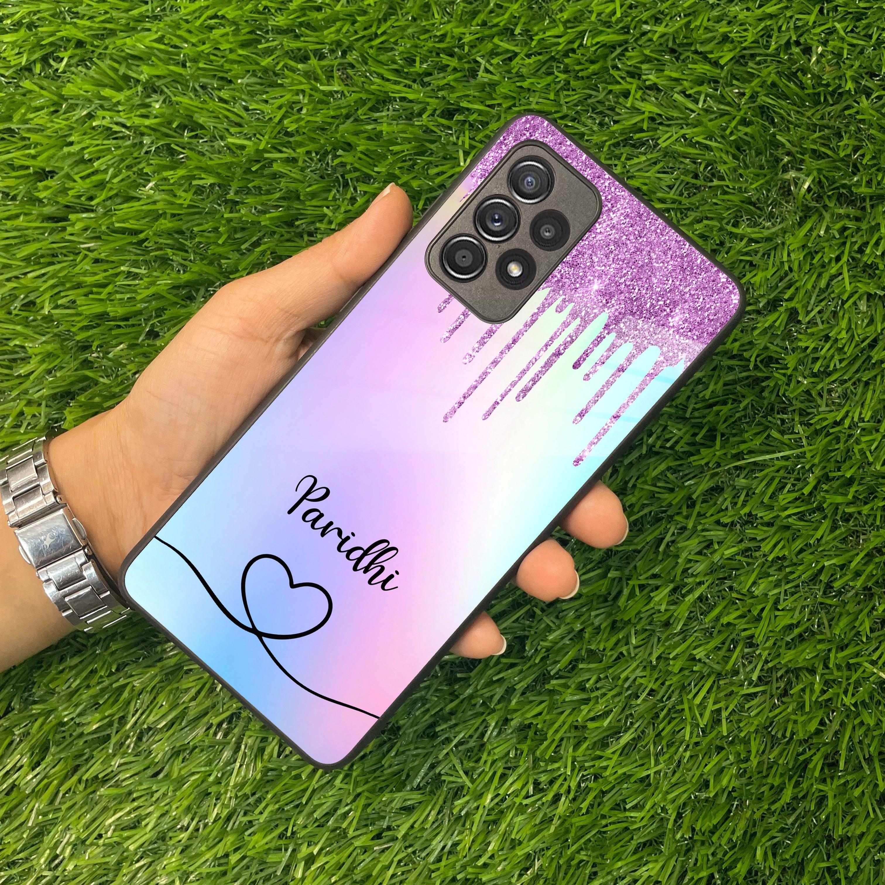 MultiColor Glitter Glass Case For Samsung - ShopOnCliQ