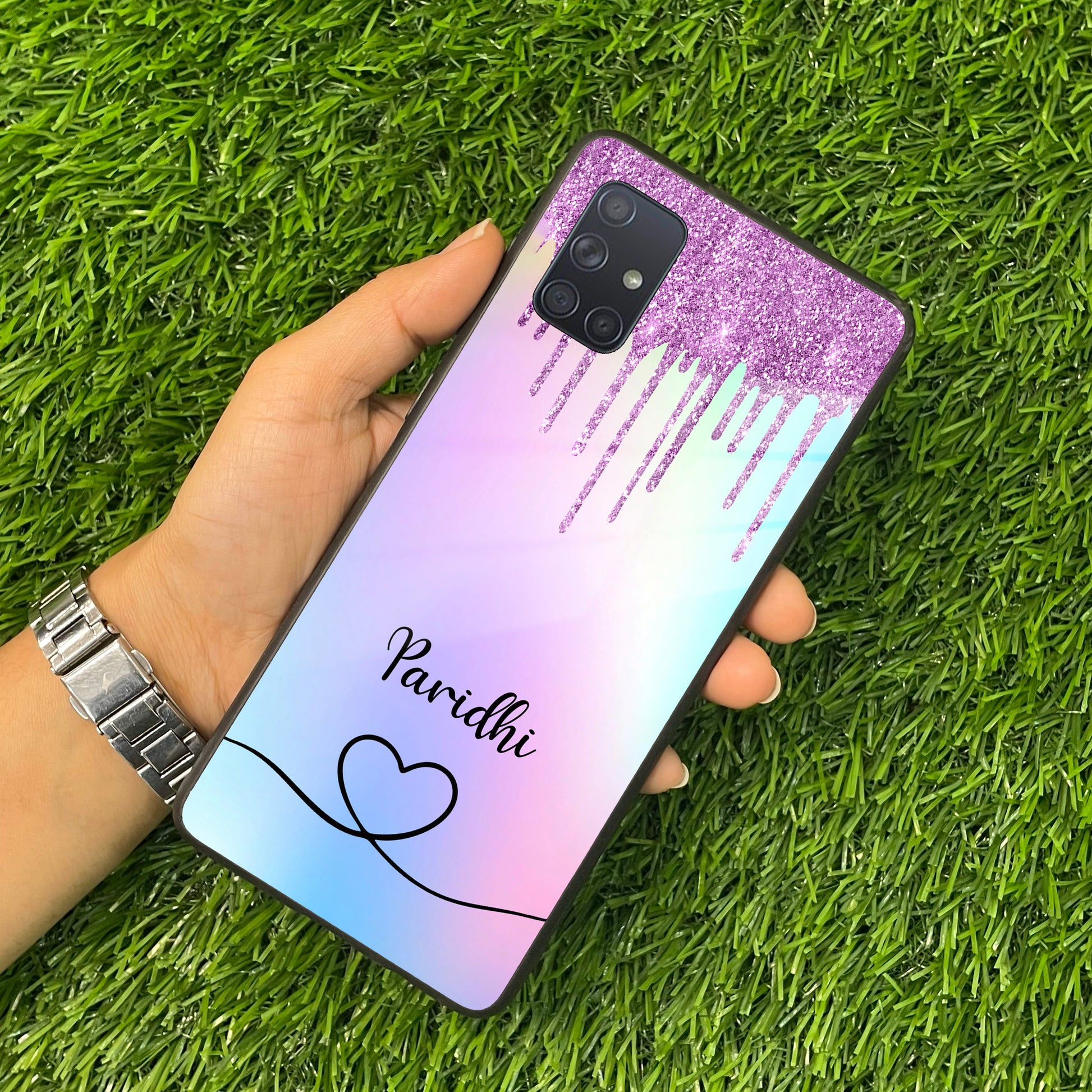 MultiColor Glitter Glass Case For Samsung ShopOnCliQ