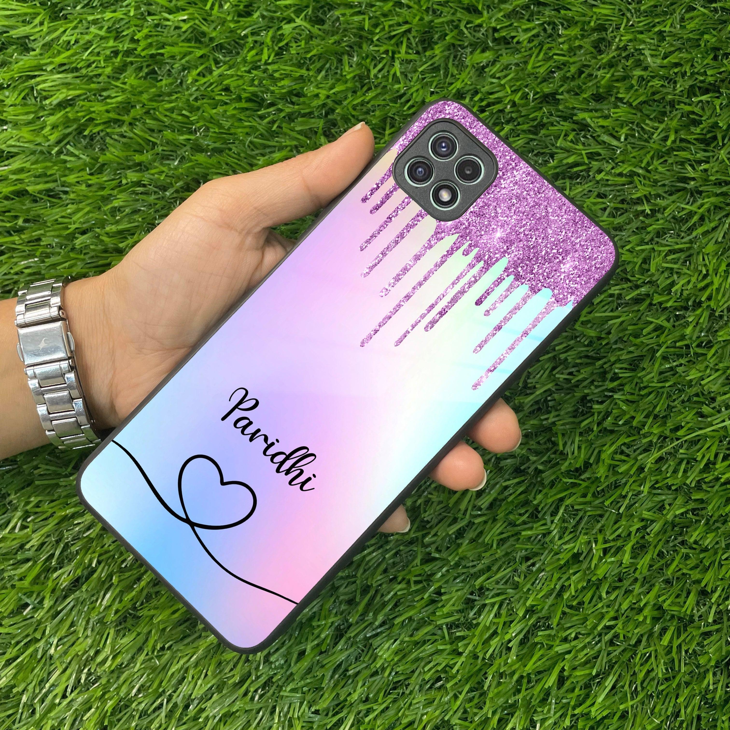 MultiColor Glitter Glass Case For Samsung - ShopOnCliQ