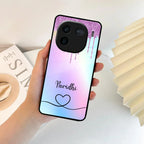 MultiColor Glitter Glass Case For Vivo - ShopOnCliQ