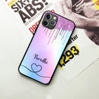 MultiColor Glitter Glass Case For iPhone - ShopOnCliQ
