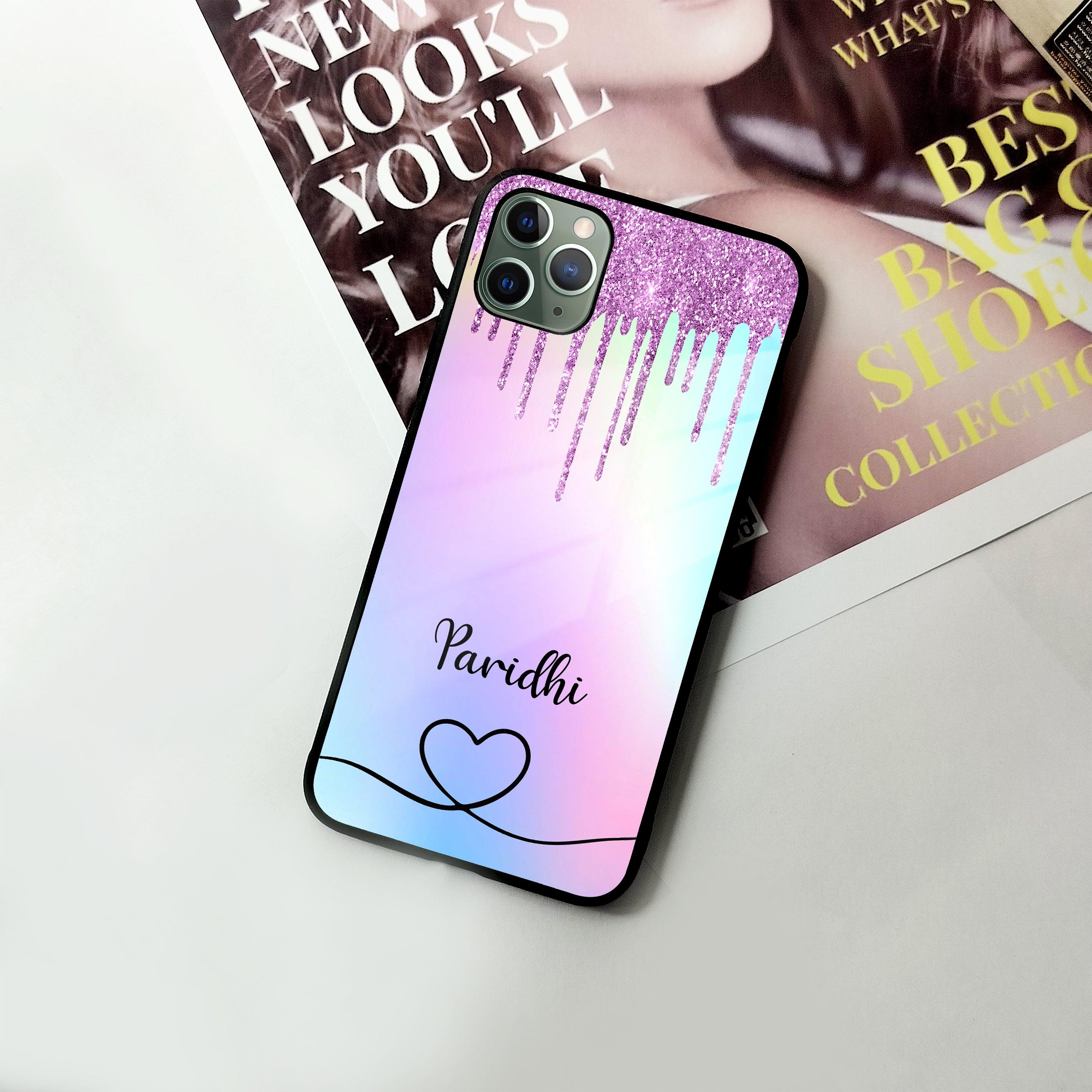 MultiColor Glitter Glass Case For iPhone - ShopOnCliQ