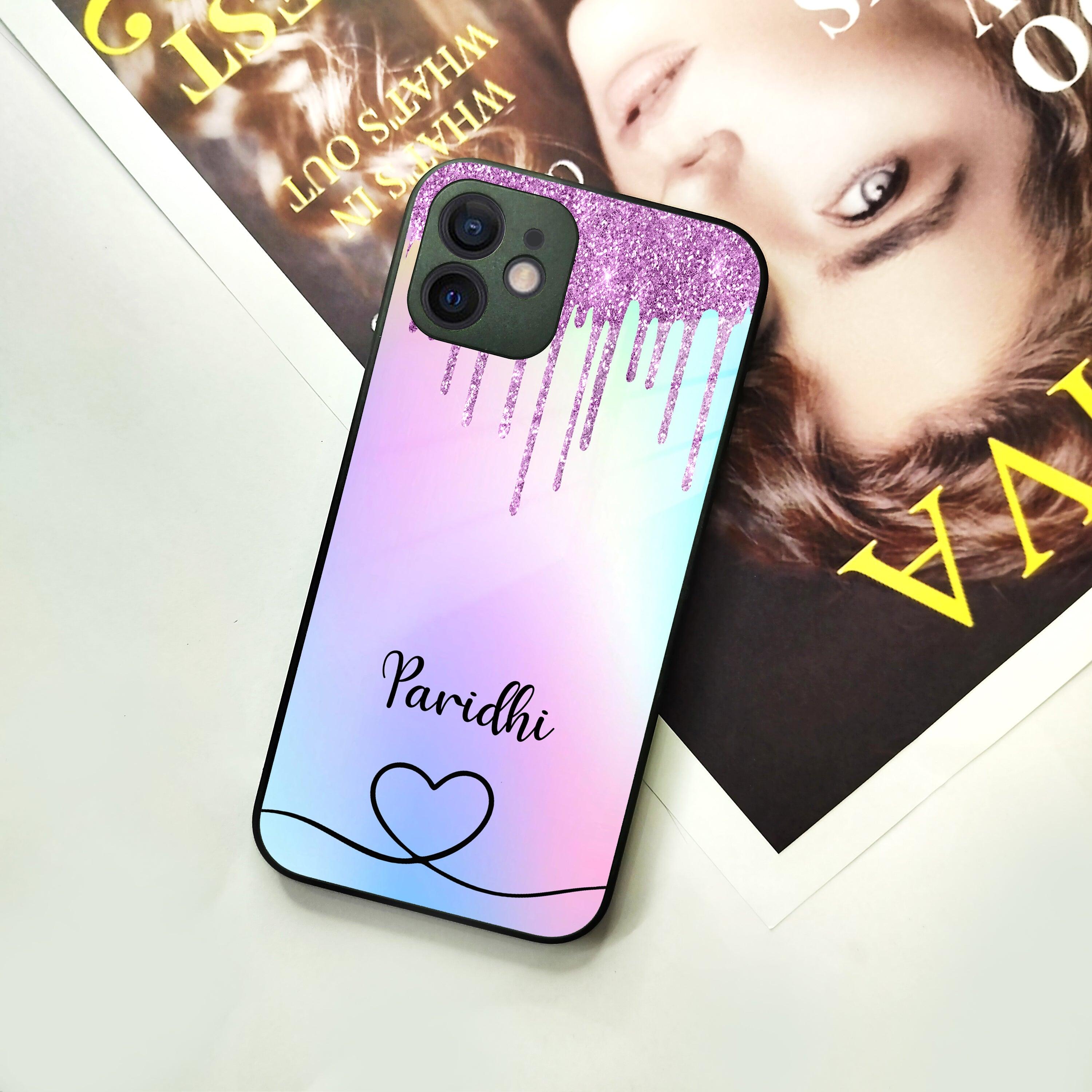 MultiColor Glitter Glass Case For iPhone - ShopOnCliQ