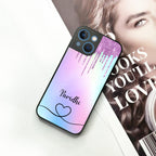 MultiColor Glitter Glass Case For iPhone - ShopOnCliQ