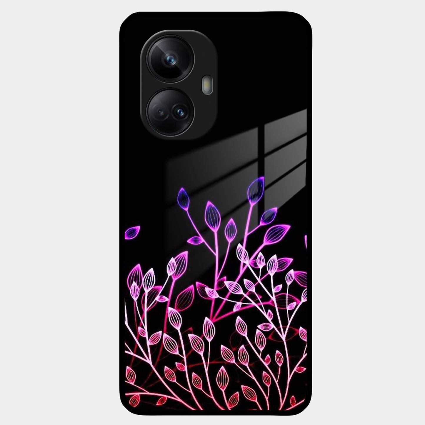 Multicolor Flower Print Glass Case Cover For Realme/Narzo ShopOnCliQ