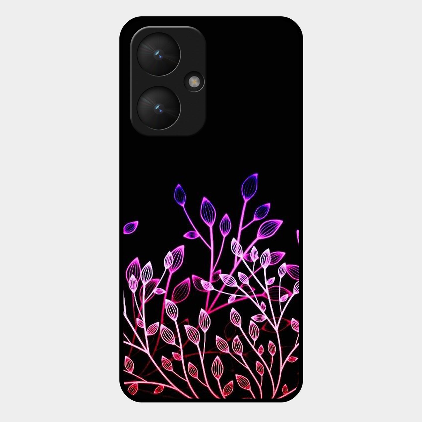 Multicolor Flower Print Glass Case Cover For Redmi/Xiaomi ShopOnCliQ