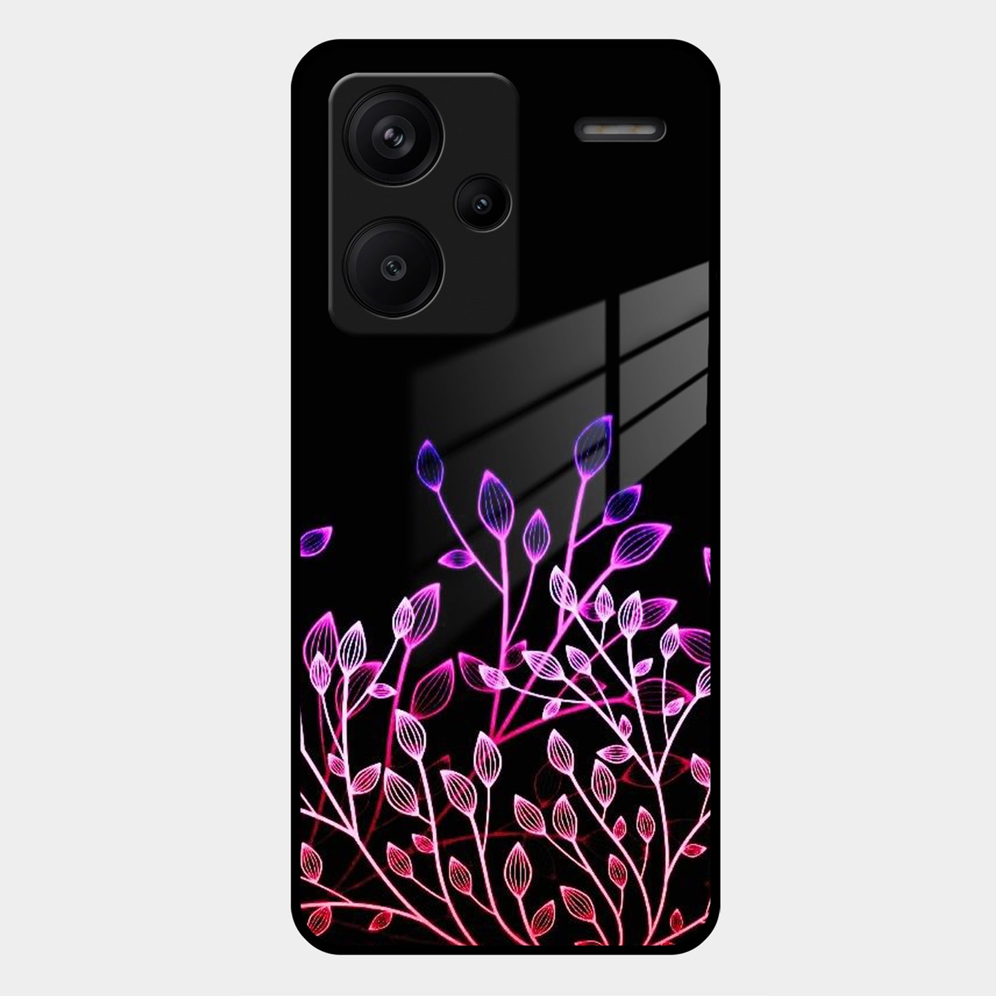 Multicolor Flower Print Glass Case Cover For Redmi/Xiaomi ShopOnCliQ