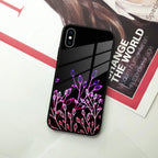 Multicolor Flower Print Glass Case Cover For iPhone - ShopOnCliQ