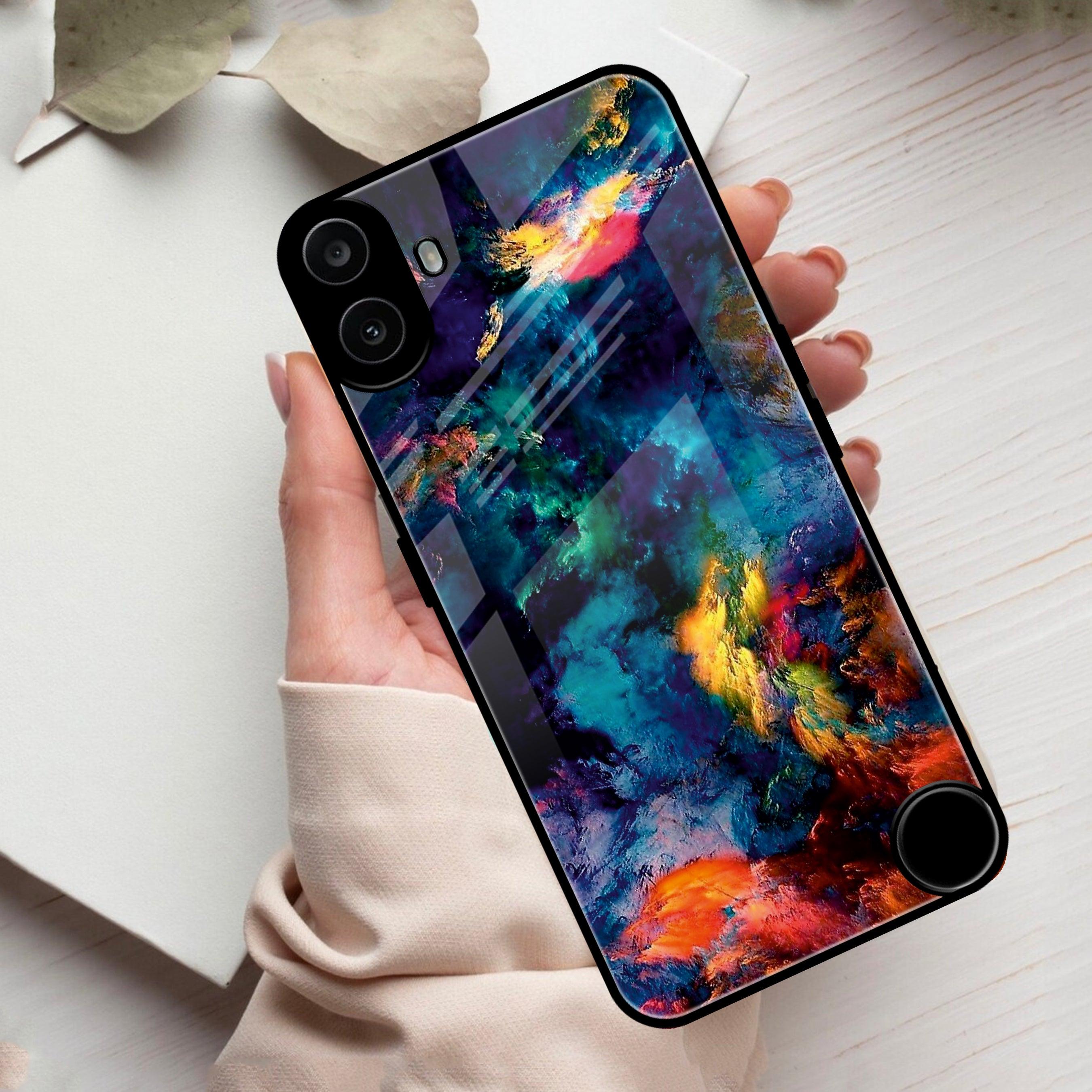 Multicolor Glossy Metal Case Cover For Nothing - ShopOnCliQ