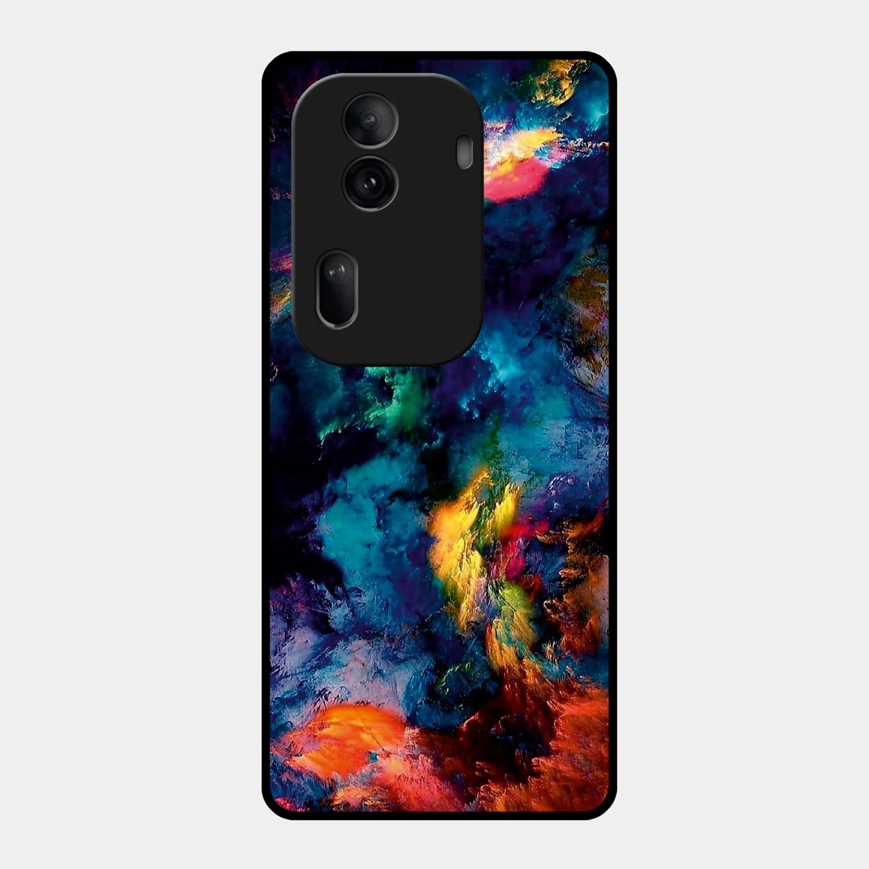 Multicolor Glossy Metal Case Cover For Oppo - ShopOnCliQ