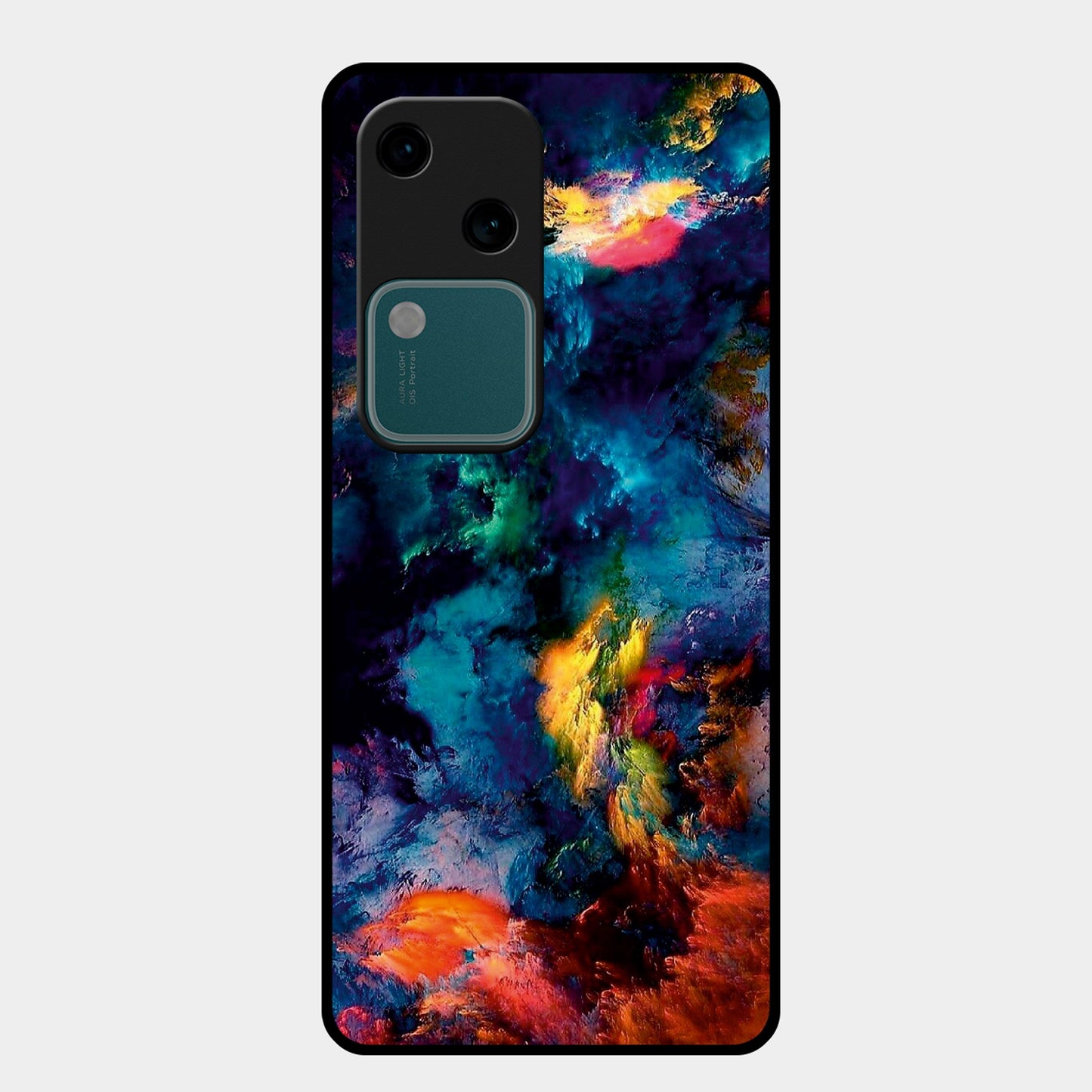 Multicolor Glossy Metal Case Cover For Vivo ShopOnCliQ